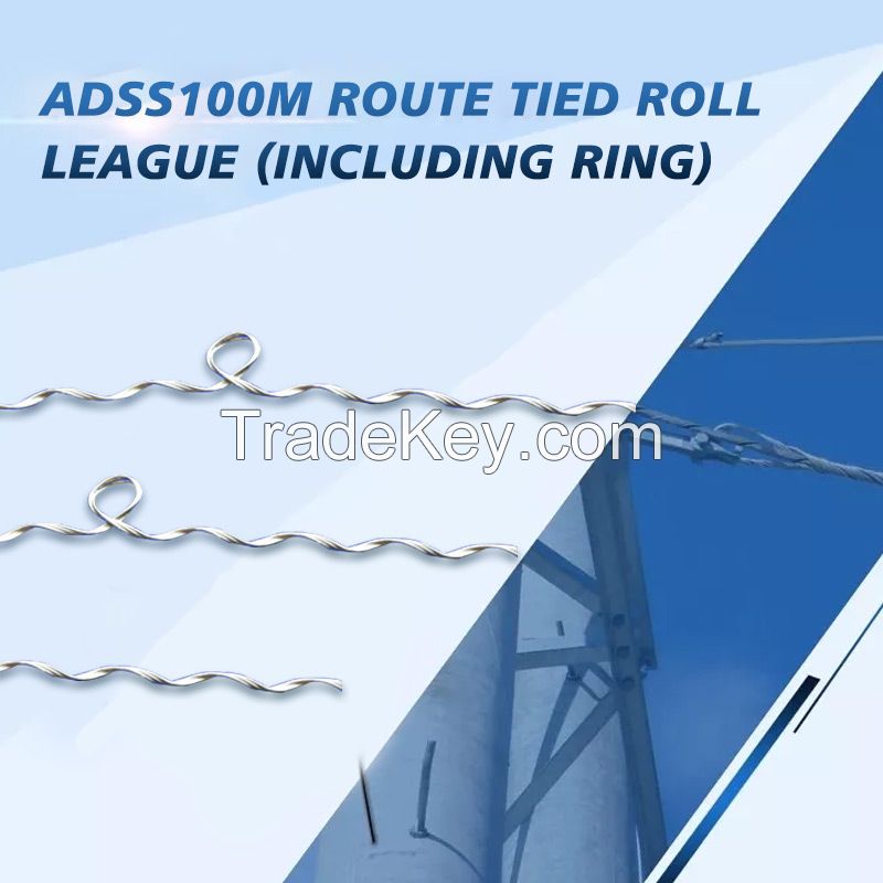  Adss100m span binding suspension clamp (including embedded ring) suspension clamp is applicable to the installation of linear pole and tower