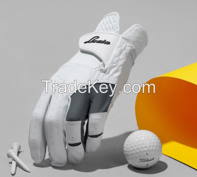 Licata) Solo Stella Sheepskin-based Golf Glove: 1 Set [2 Gloves] (for Men: Size 23)  