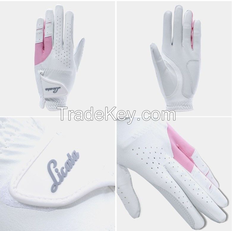 Licata) Solo Stella Sheepskin-based Golf Glove: 1 Set [2 Gloves] (For Women: Size 18)  