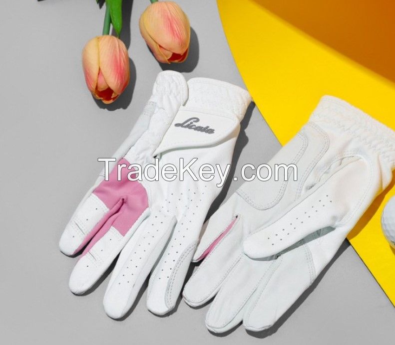 Licata) Solo Stella Sheepskin-based Golf Glove: 1 Set [2 Gloves] (For Women: Size 19)  
