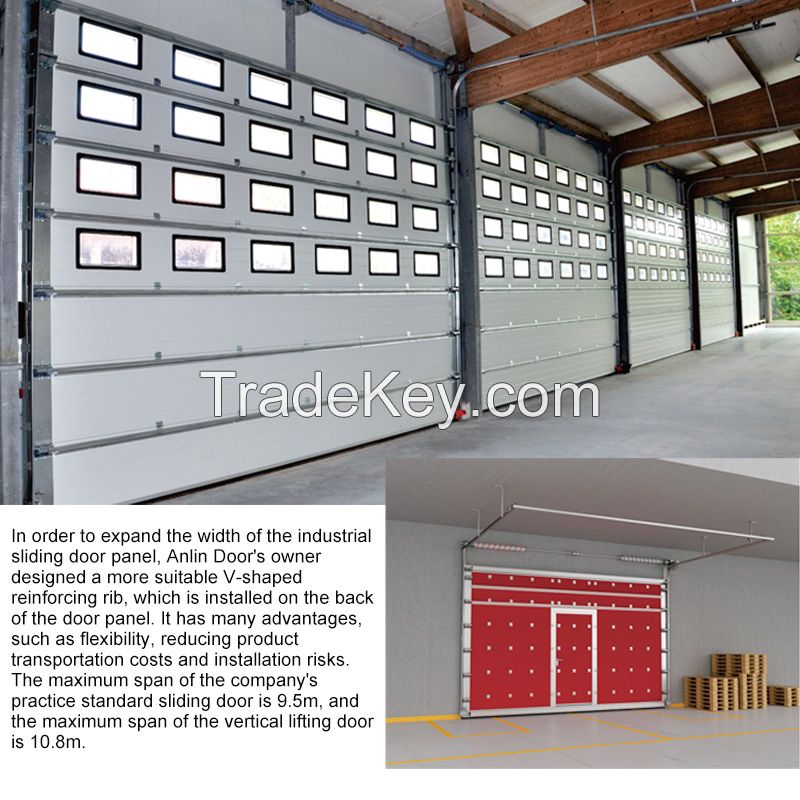 Industrial lifting door