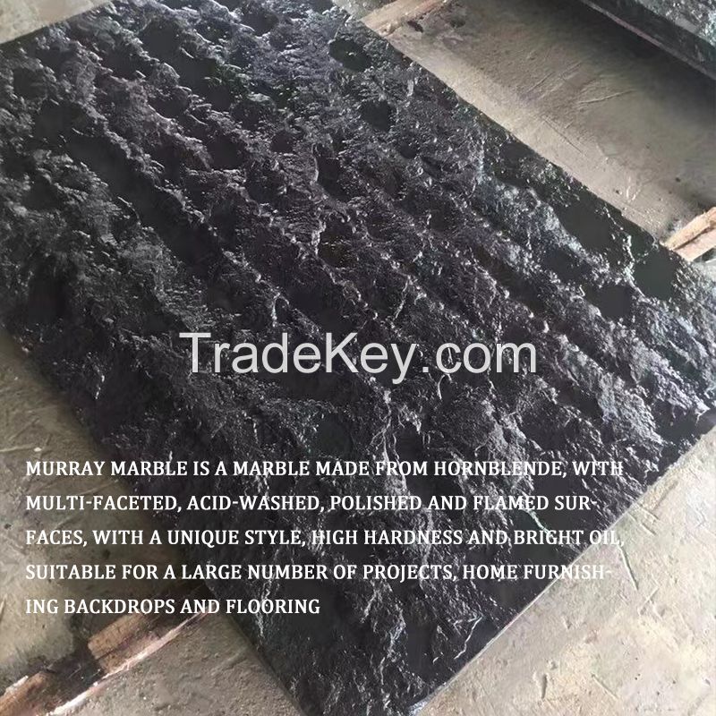 Cloudy Black Marble Marble Made of Hornblende Cloudy Marble Made of Hornblende