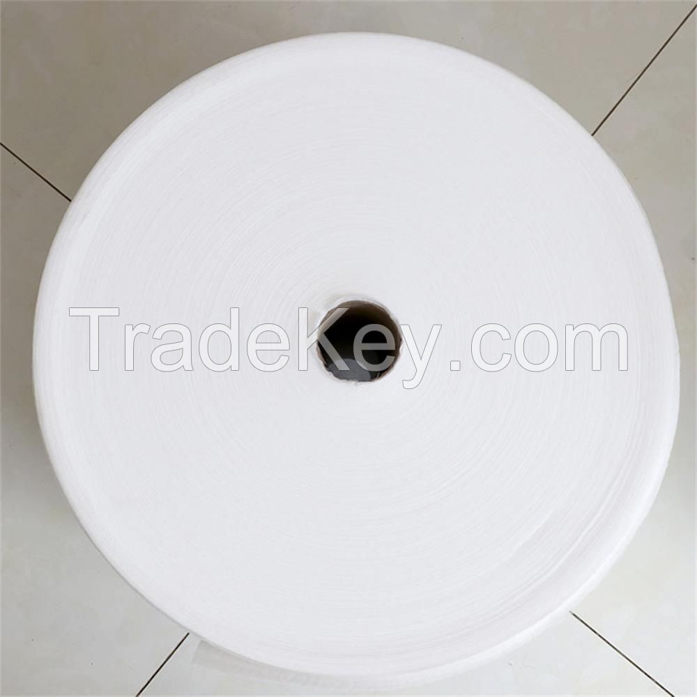 Hot air non-woven hydrophilic water repellent both white can do diapers sanitary napkins pads support email contact