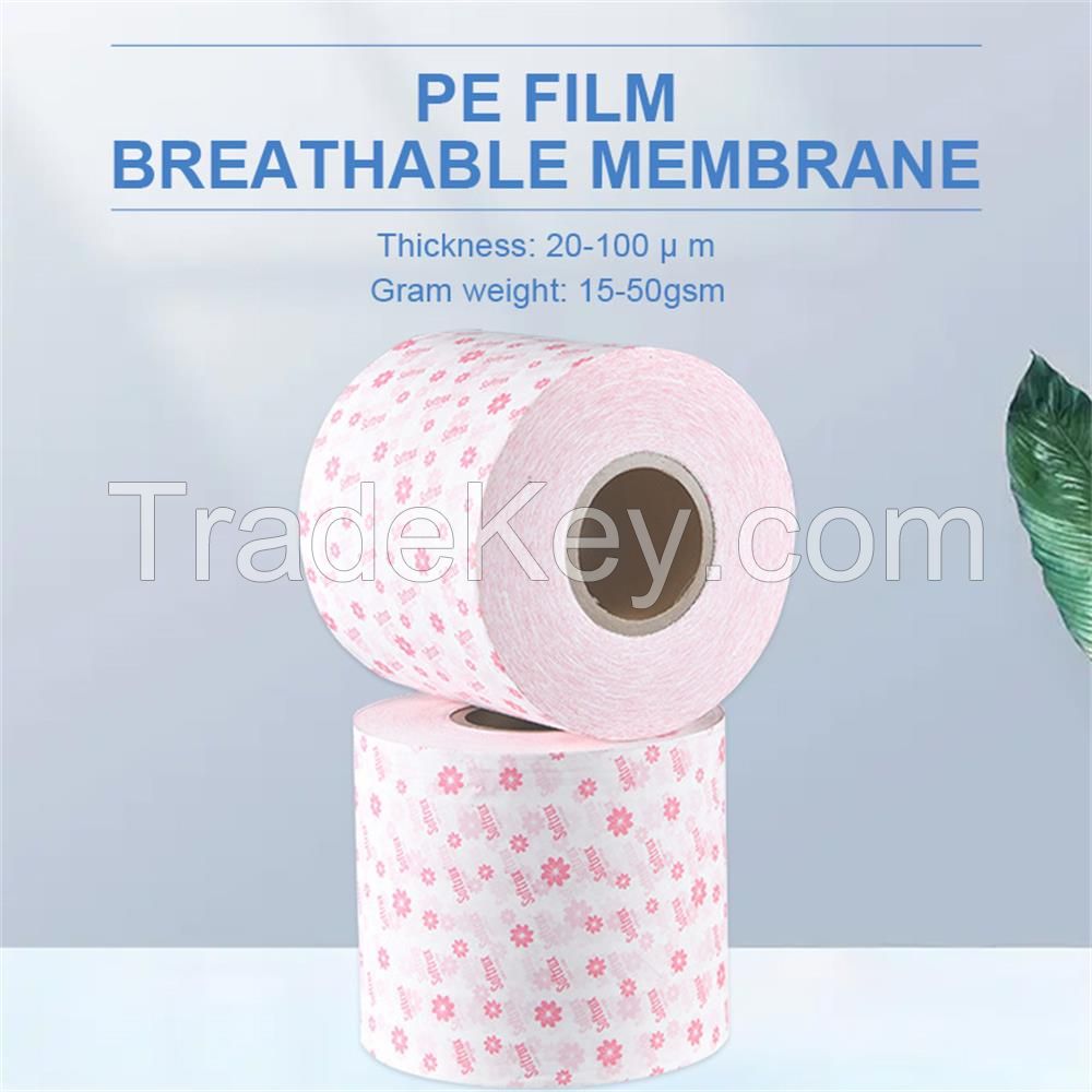 PE film base film breathable film cast film sanitary napkin wrap film can be customized according to demand support email contact