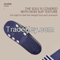 Antibacterial, anti-skid. Horizontal stripes slippers(unisex)
