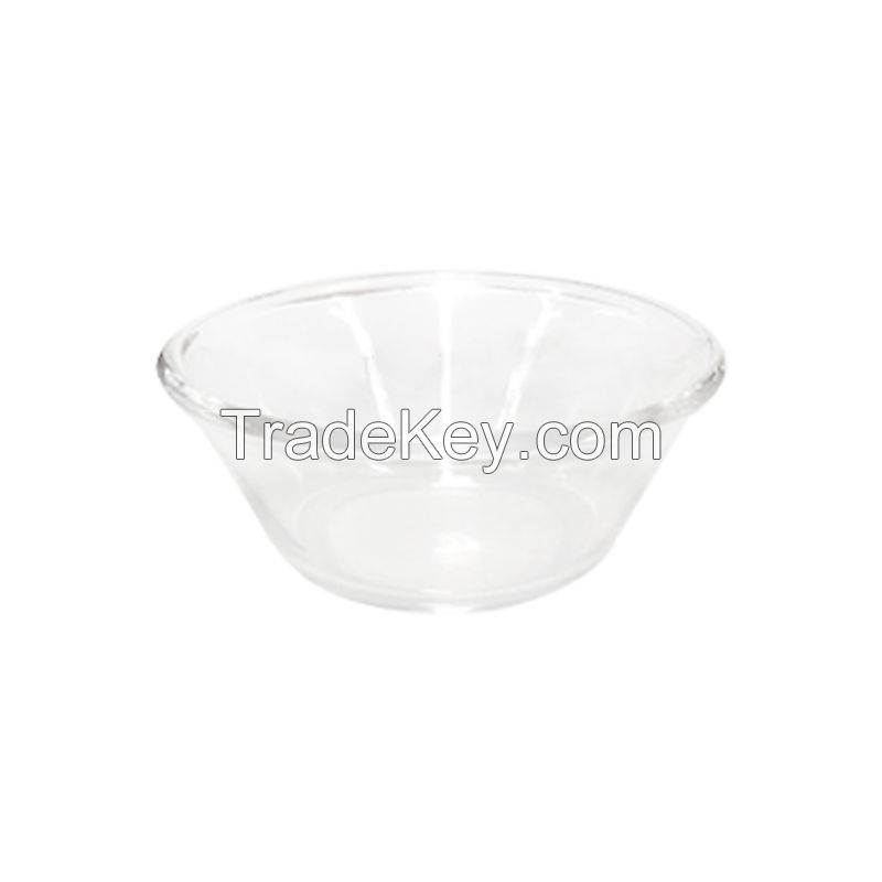 European Stylehand Made Kitchen Double Ear Handle Glass Soup Bowl Instant Noodle Bowl