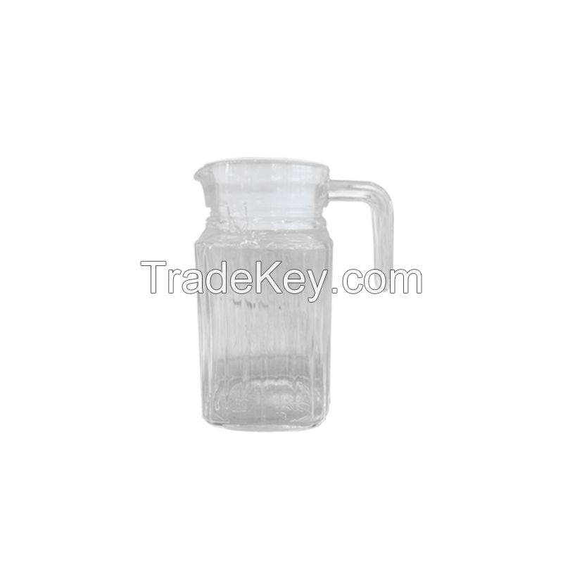 Glass Cold Kettle Thickened Household Handmade Glass Water Jug With Lid Various Styles Price 6.8-13.3