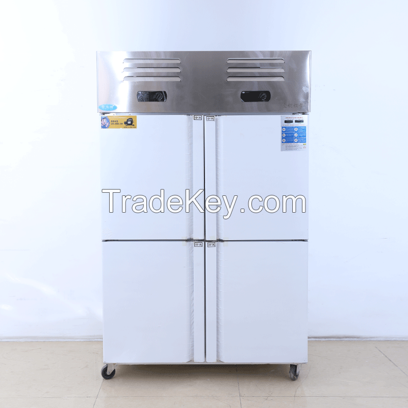 Commercial double temperature freezer four door double temperature refrigerator, please contact customer service before placing an orderv