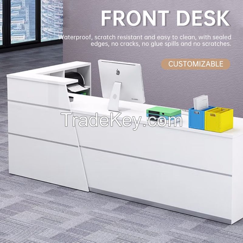 Office furniture-front desk, reference price, customizable, consult customer service for details and offers