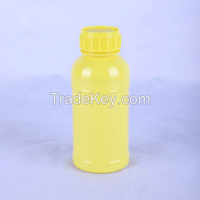 Polyester liquid pesticide bottle 100ml transparent yellow factory direct sales from 1000