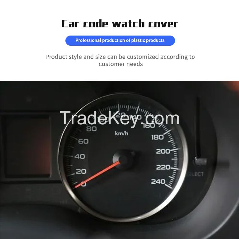 Customizable auto parts plastic car stopwatch cover (contact email)
