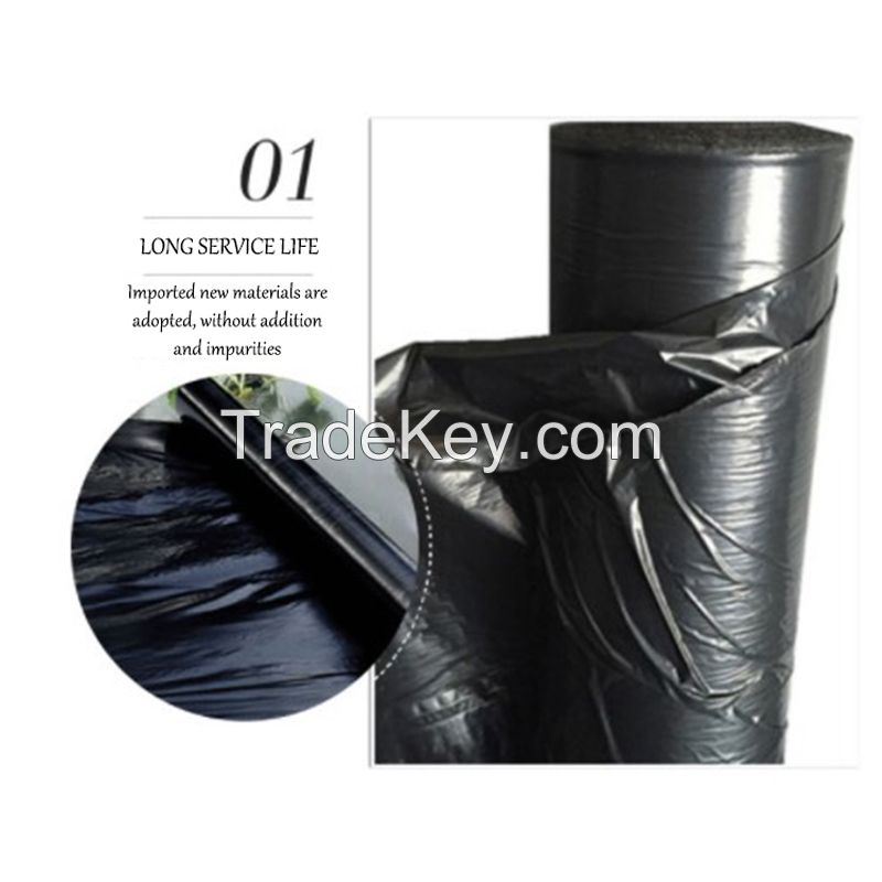 Agricultural degradable film black weeding film thermal insulation moisturizing film wholesale