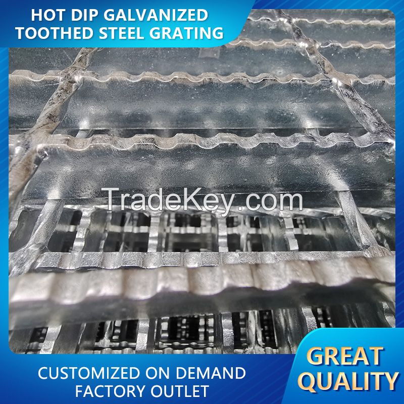  Hot dip galvanized toothed steel grille plate, floor drain, sewer, customized garage floor ditch cover plate, other sizes, customized 10 pieces binding