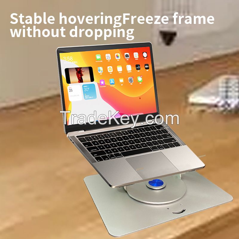Desktop aluminum alloy notebook rotating stand