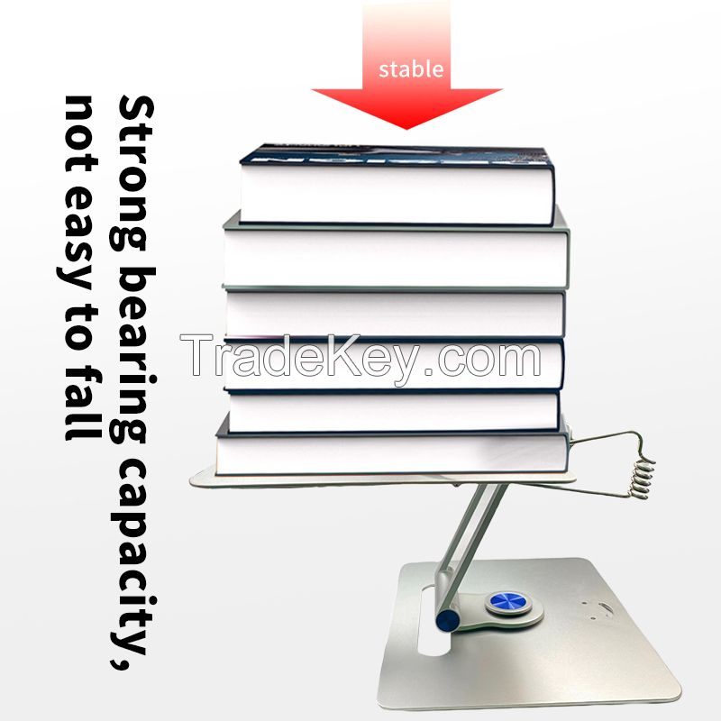 Desktop aluminum alloy reading rotary stand