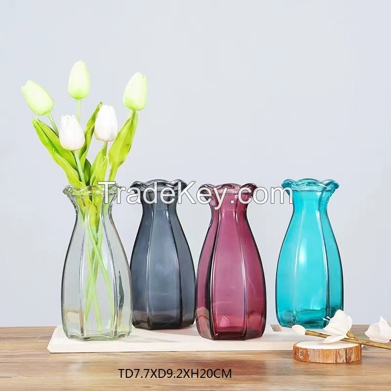 glass vase new design 