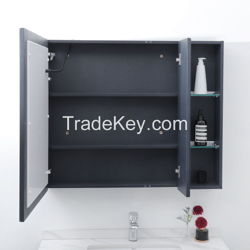 Bathroom cabinet combination high-definition mirror cabinet can be customized, please contact customer service before placing an order
