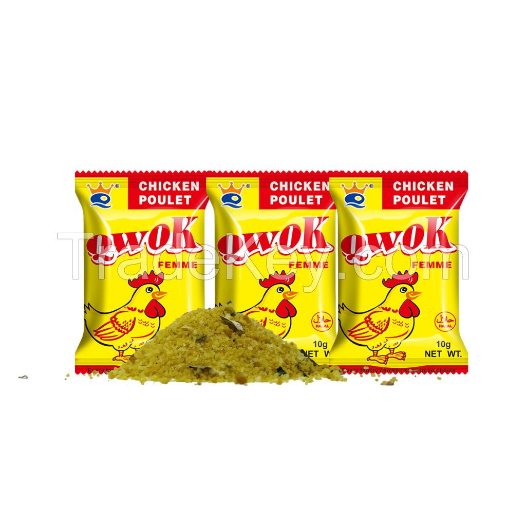 10g chicken flavour Seasoning Powder for healthy home cooking with low price