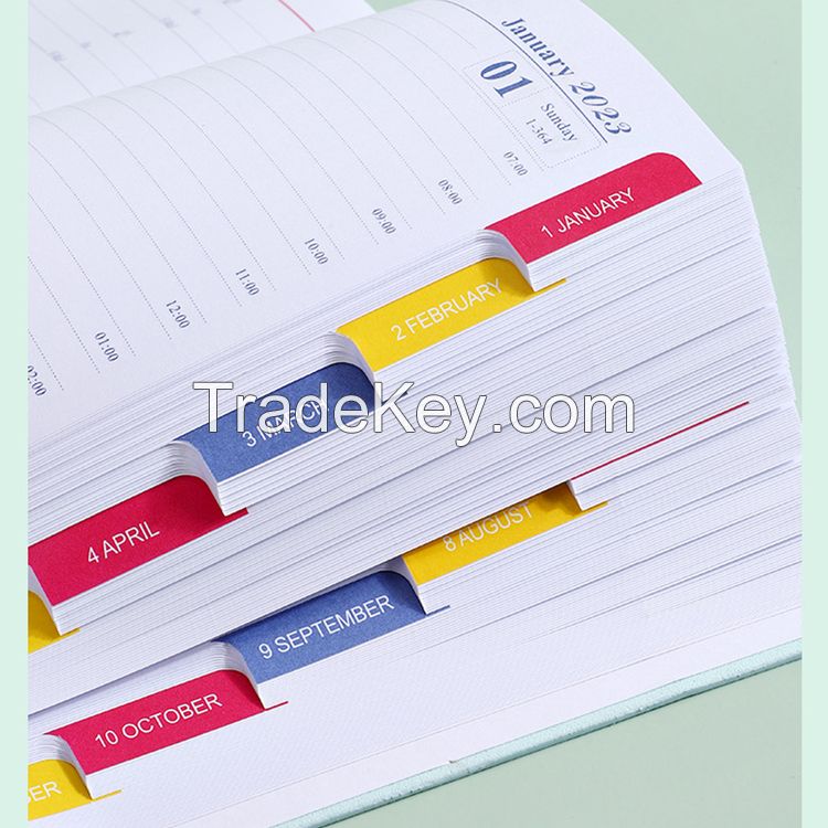2023 365-day schedule book time management daily planner