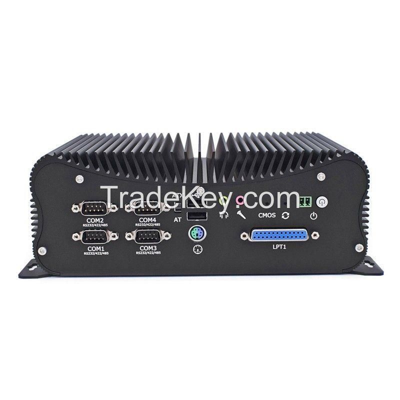 DC9-36V Barebone  Industrial Fanless PC with i5 4200U GPIO  Function