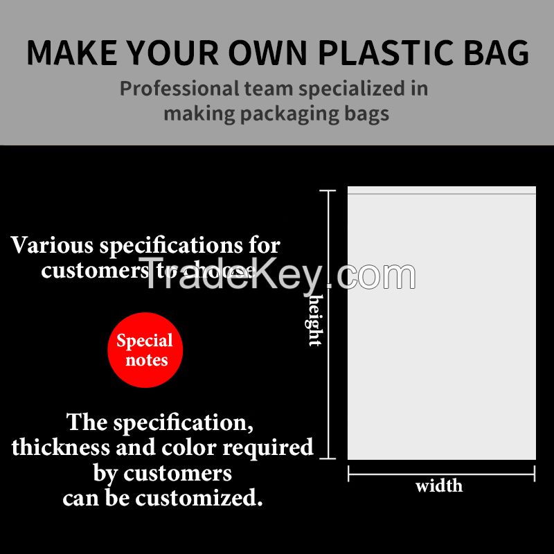 LDPE printing bag household appliance daily dustproof and moisture-proof storage package 100 pcs wholesale support customization