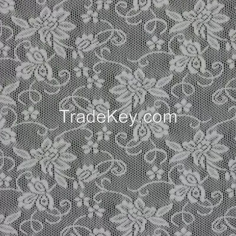 Jacquard lace fabric