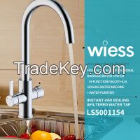 WIESS 5Four-in-one multi-function drinking water system (4-function pull-out faucet + 2.4L water boiler + water purifier)