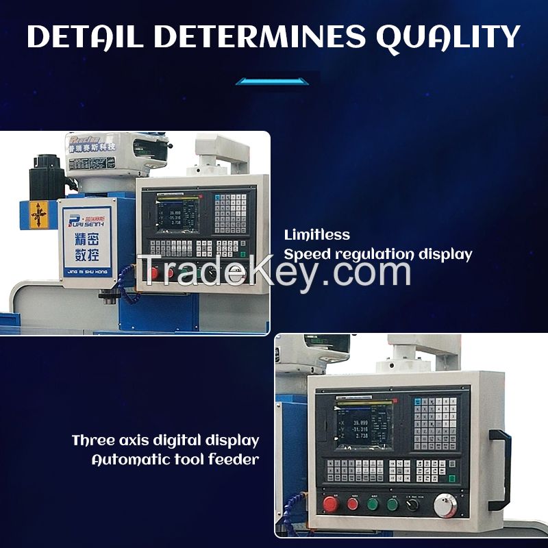 PRE-CNC-M4S CNC milling machine can be selected according to different needs to support mailbox contact