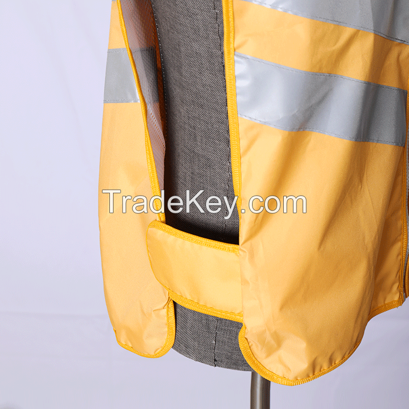 Traffic reflective clothing security clothing safety clothing traffic customized night duty vest mesh reflective vest