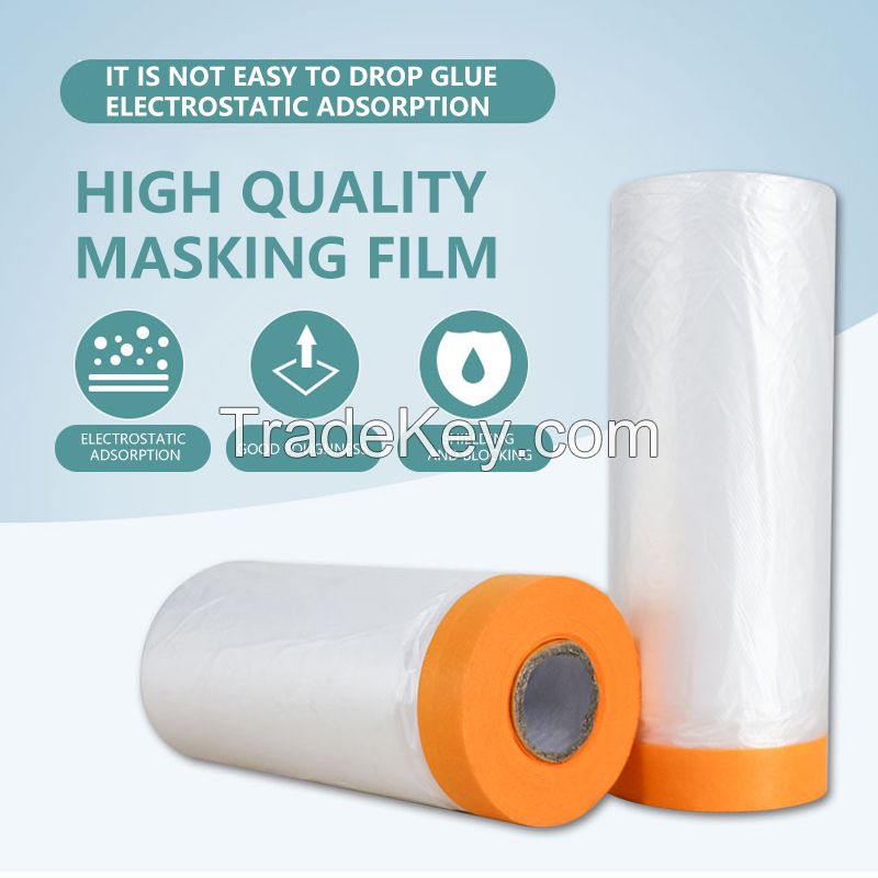 Renovate the home thickens the dust-proof film to cover the furniture dust-proof film texture paper masking film spray protection film support mailbox contact