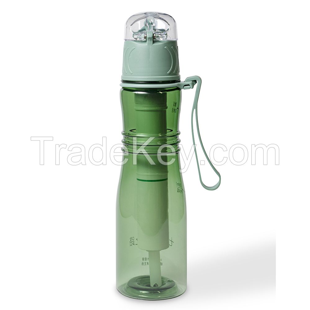Sevenstep Water Filter Bottle (Green) Regulate gastrointestinal and liver functions