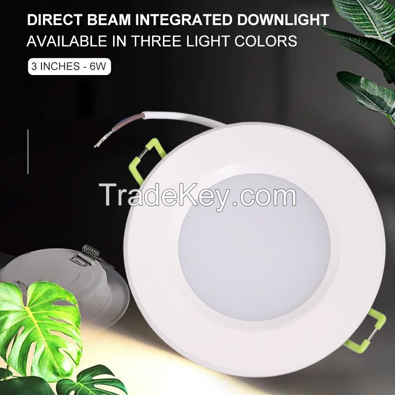 Direct injection one piece downlight 3 inch-6W, 3.5 inch-6W, 3.5 inch-9W, 4 inch-10W, 6 inch-15W, 8 inch-25W (multiple types to choose from)