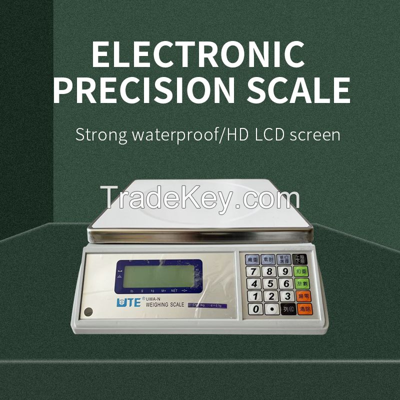 E-precision said tray for stainless steel material accurate to 0.001 kg high-definition liquid crystal display waterproof support mailbox contact