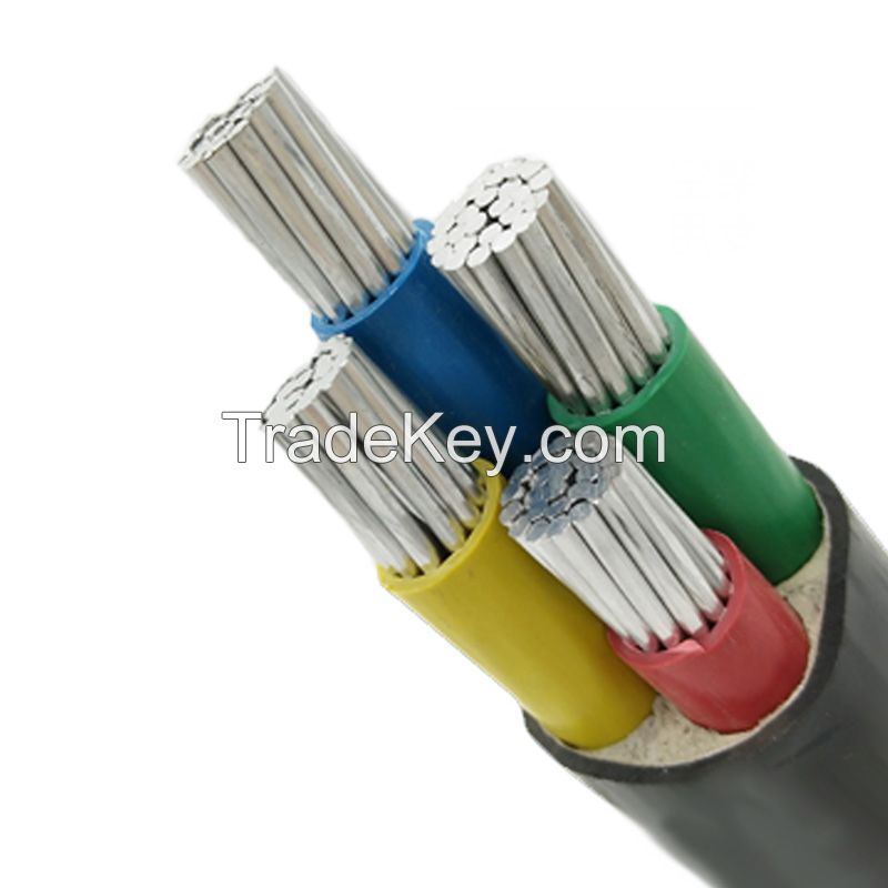  High quality low voltage wire cable YJLV aluminum core multicore wire and cable
