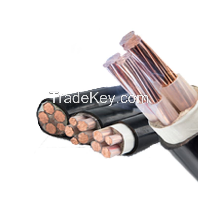 High quality Copper core cable YJV 4 Core 3x6mm 4x35mm2 4x70mm2