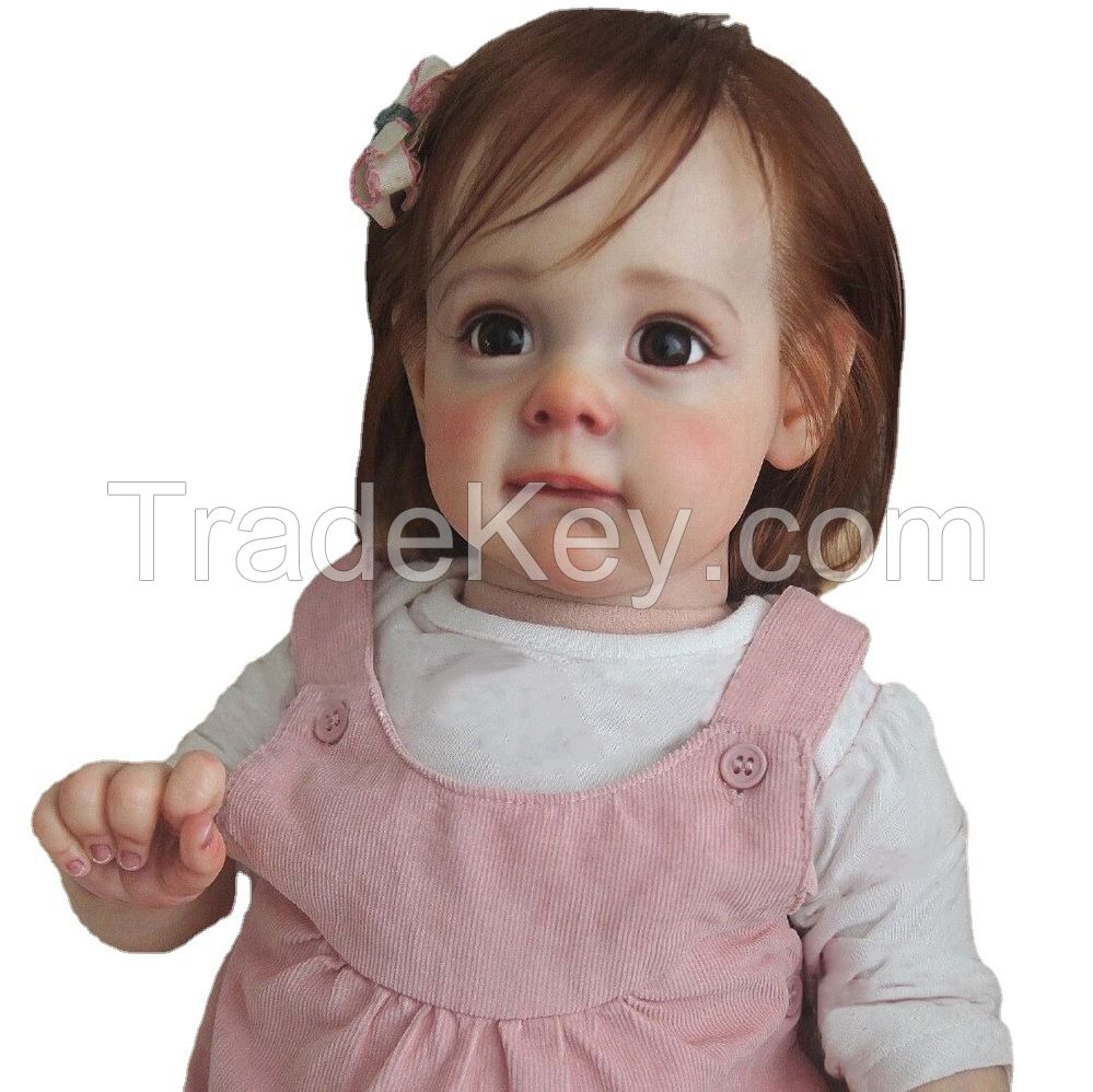 22-Inch Rebirth Doll Cute Realistic Baby Doll Soft Rubber Children    S Baby Toys