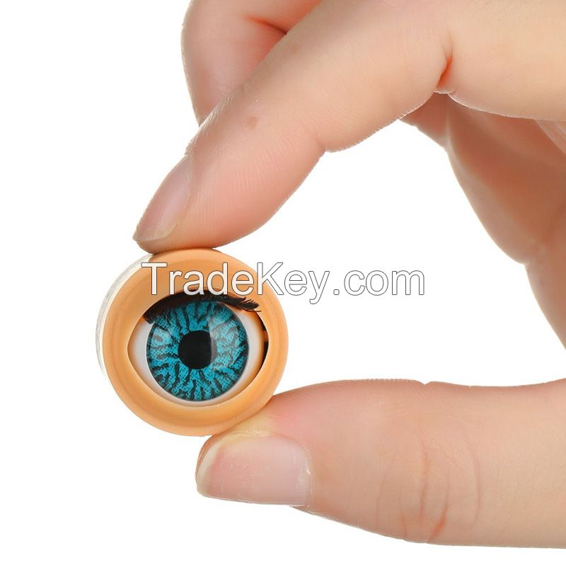 Toy Accessories Doll Eyes Open Close Blinking Doll Eyes with Plastic Cover