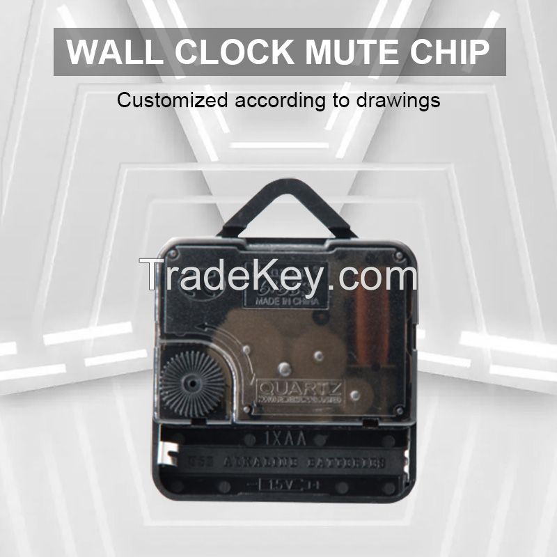 Wall clock mute movement