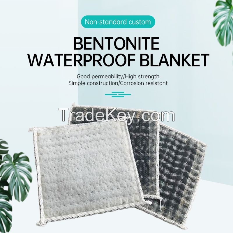 Bentonite waterproof blanket grass seed enhanced wet waterproof blanket landscape pool artificial lake garden