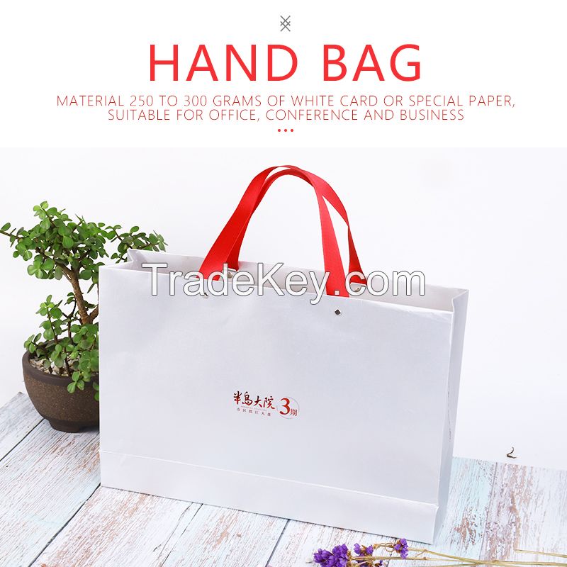 xinkaijiangyinshua Paper tote bags can be customized Reference price Consult customer service for details