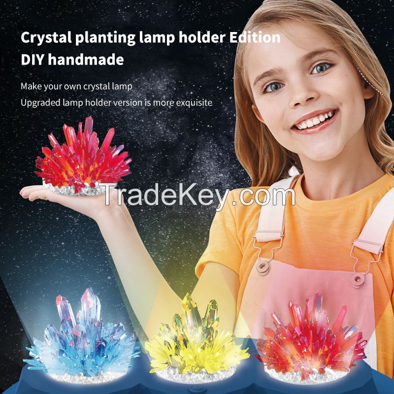 Crystal Planting lamp holder Edition DIY handmade