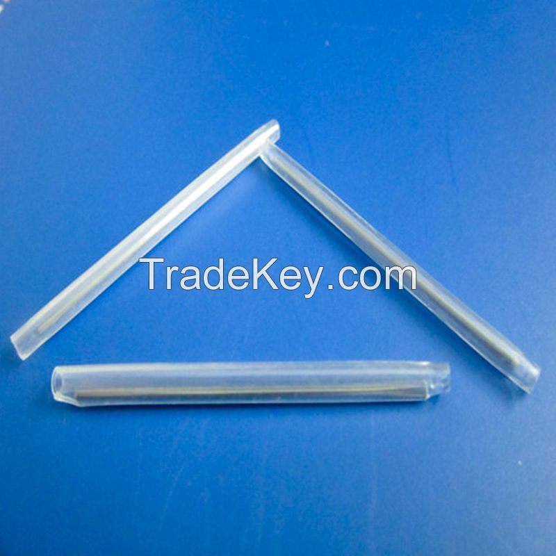 The 1000 batches of optical fiber heat shrinkable tubes are composed of cross-linked polyolefin heat shrinkable tubes, hot-melt tubes and reinforced stainless steel needles