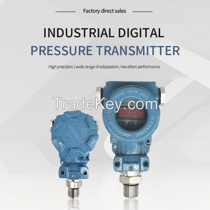 Industrial digital pressure transmitter with high accuracy, good stability and anti electromagnetic interference design