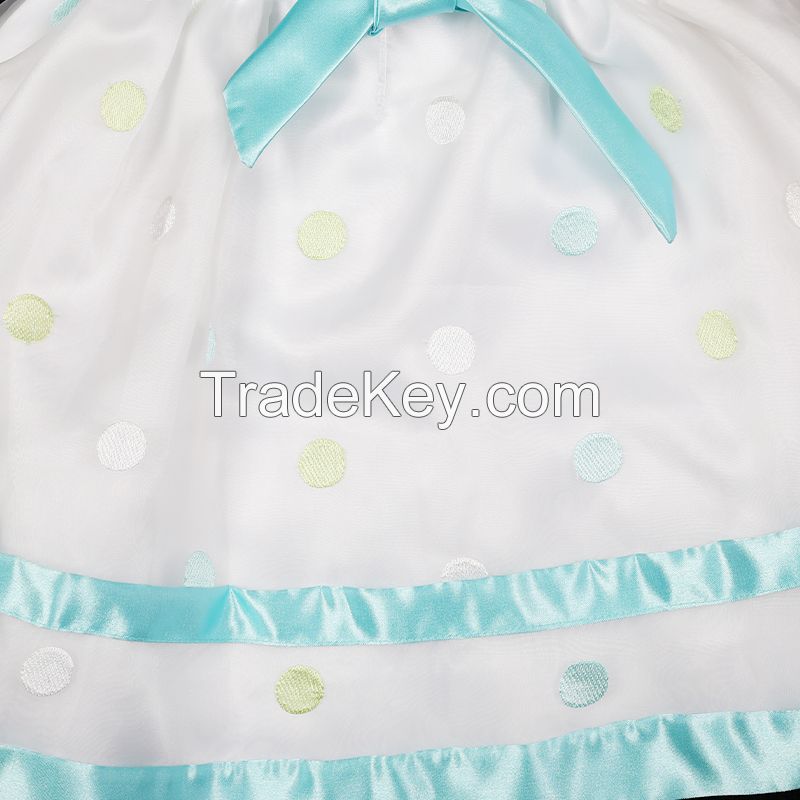 Girls' transparent organza skirt with fresh vision