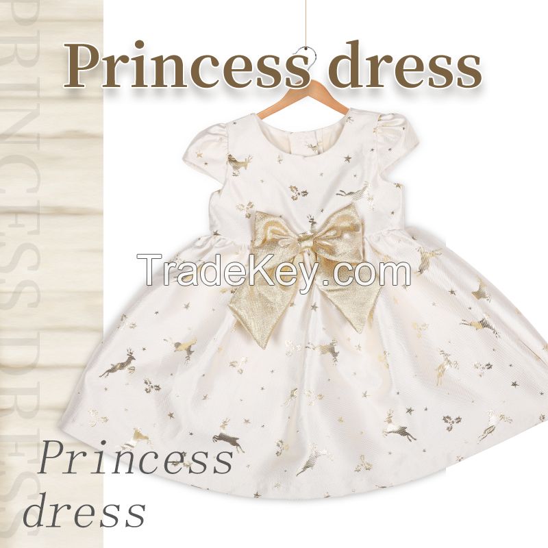 Girl princess skirt, wide hem, girly heart