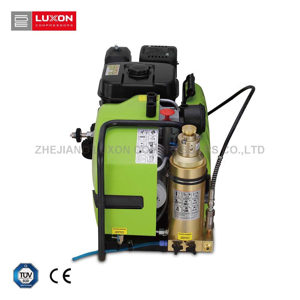 Portable breathing air compressor