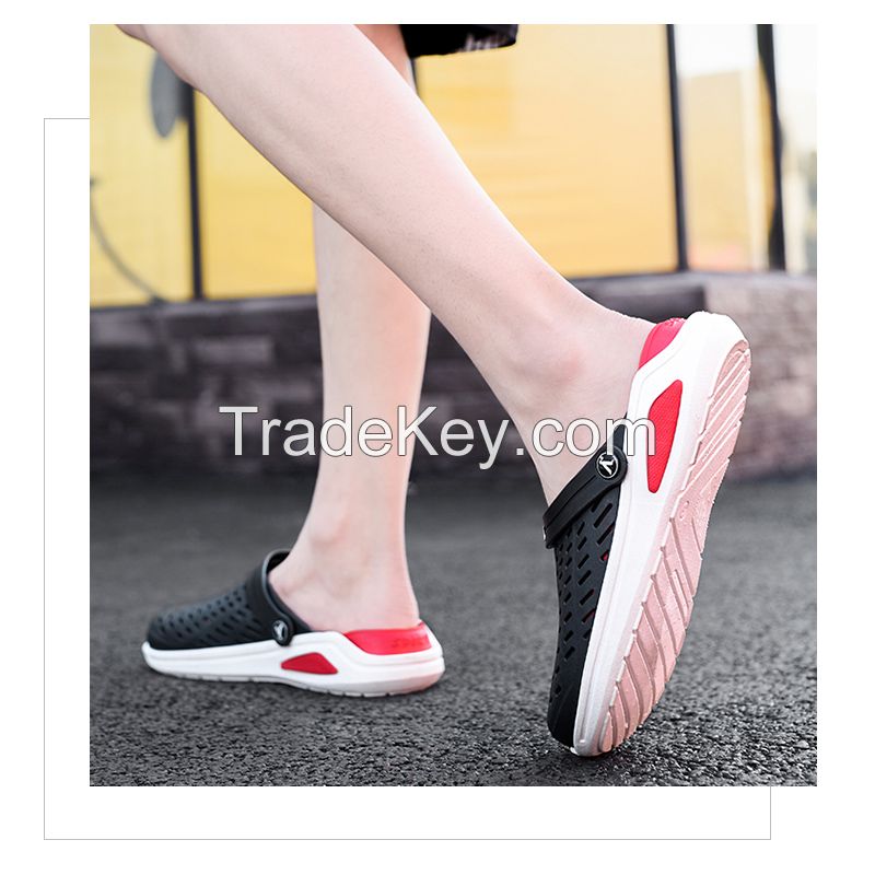 One-time hole-forming shoe material: PVC sole PVC upper