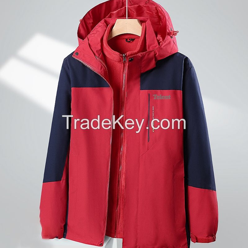 Telent Tianluntian three-in-one stormsuit outdoor sports two-piece windproof waterproof camouflage jacket winter men and women