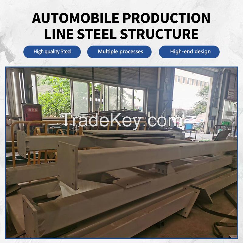 Steel structures for automotive production lines