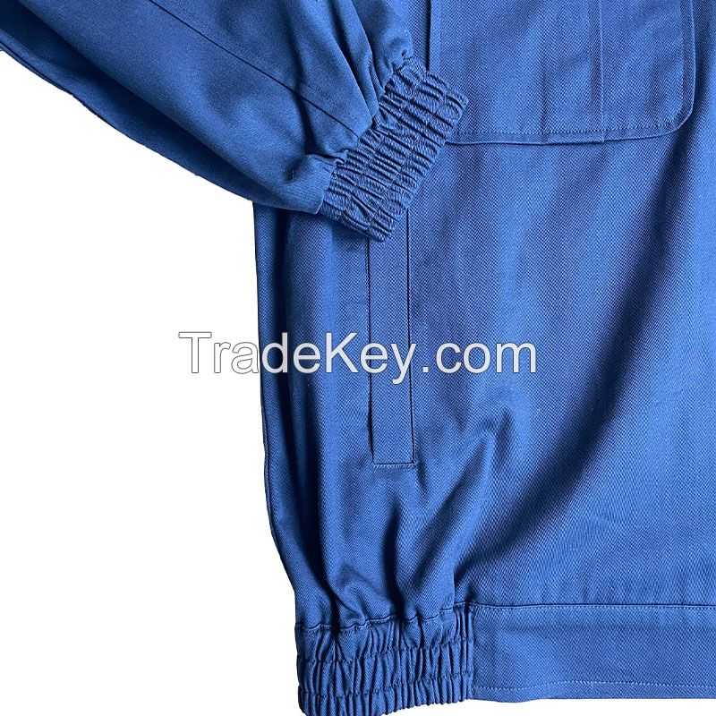 The classic jacket style of winter flame-retardant clothing is convenient for activities, and the three dimensional chest pocket is widely used.